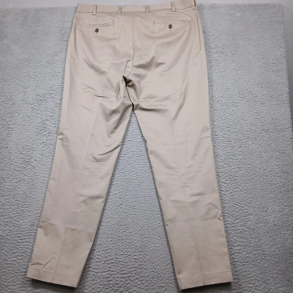 Brooks Brothers Men's W38 L32 Khaki Milano Fit Lightweight‎ Chino Pants